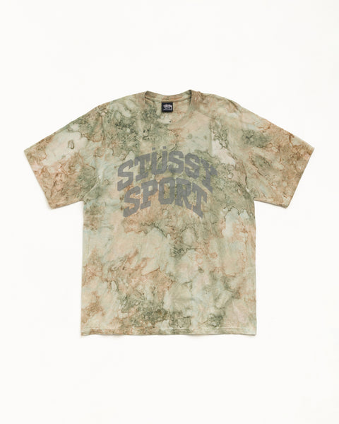 Camo Block Sport Tee Unisex Short Sleeve In Sage Camo