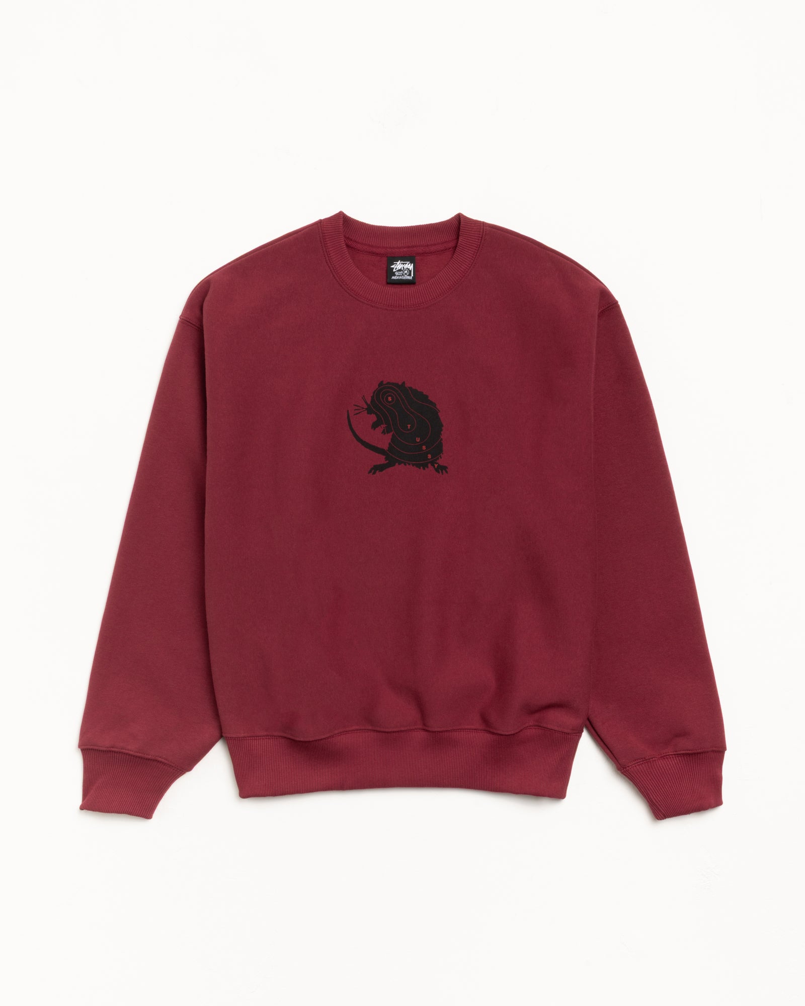 Long Range Crew Mens Long Sleeve In Wine