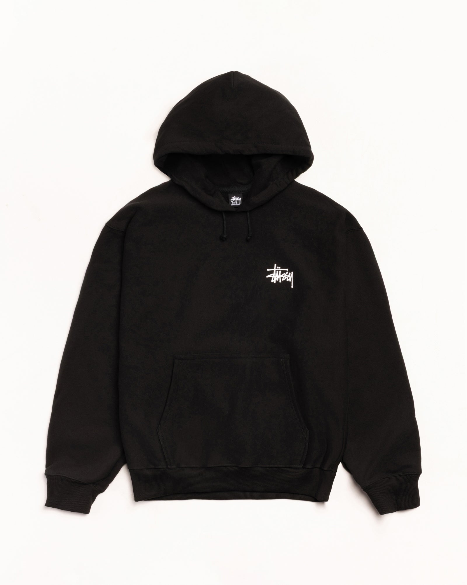 Basic Stüssy Hoodie – Black | Sweats | Stüssy UK