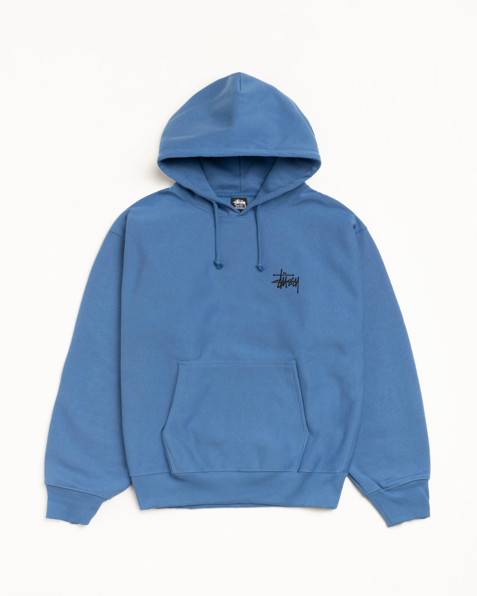 Basic Stussy Hood Mens Long Sleeve In Blue