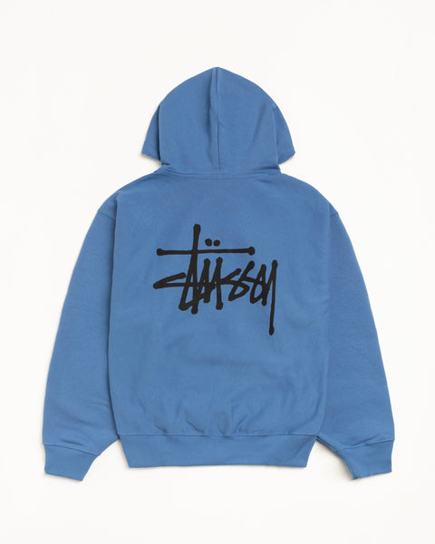 Basic Stussy Hood Mens Long Sleeve In Blue