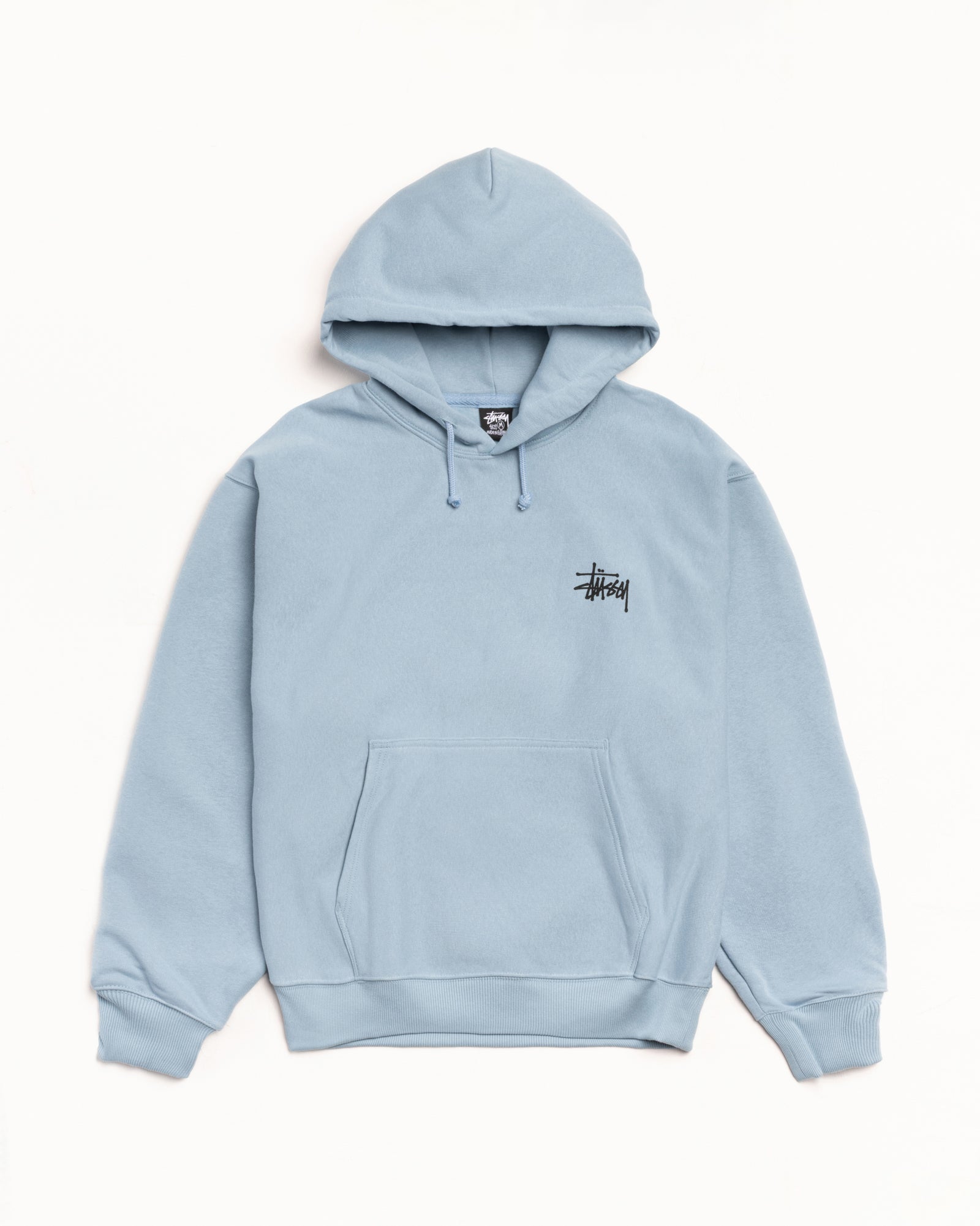 Basic Stussy Hood Mens Long Sleeve In Slate