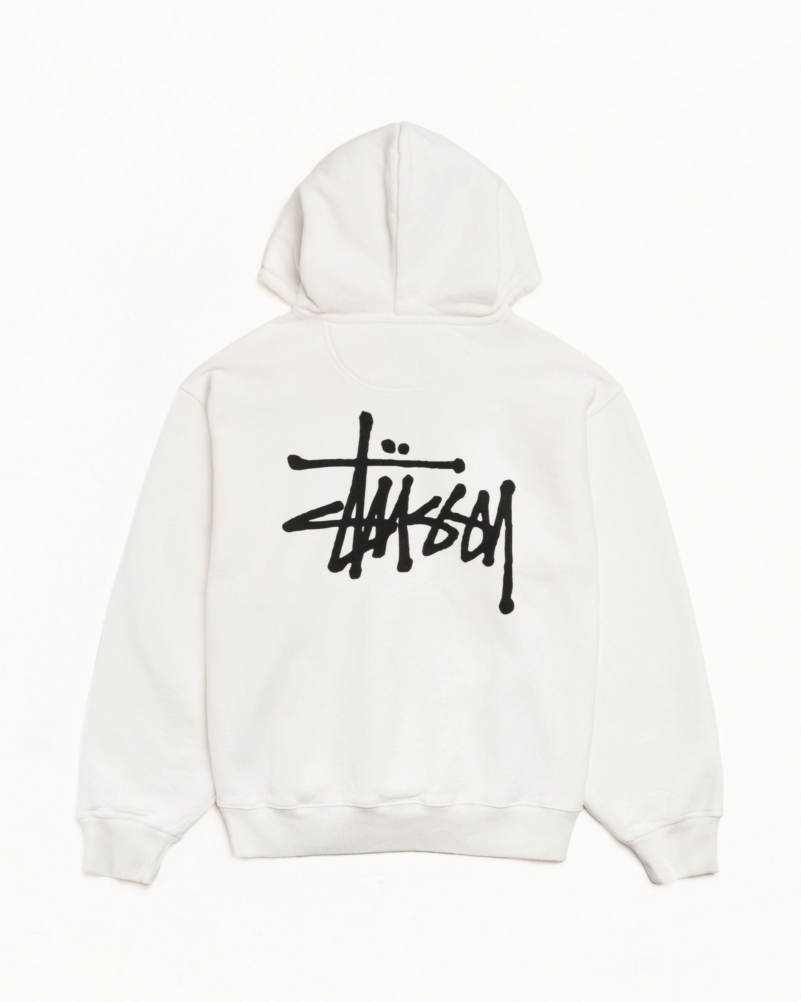 Basic Stussy Pig. Dyed Hood Mens Long Sleeve In Natural