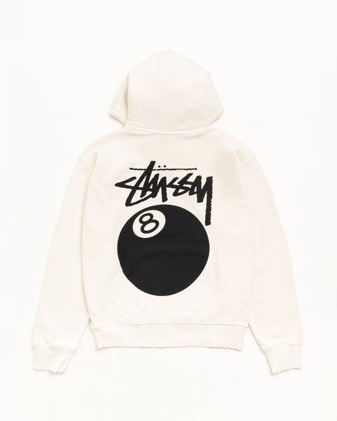 8 Ball Gar. Dyed Hood Mens Long Sleeve In Bone