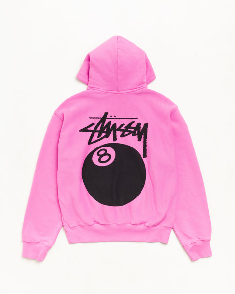 8 Ball Gar. Dyed Hood Mens Long Sleeve In Pink