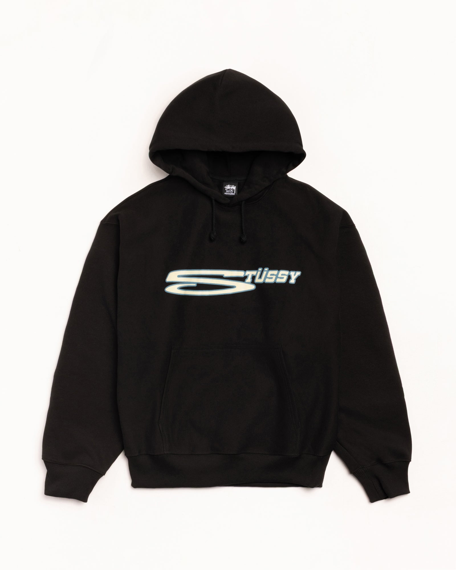 Stretch Hood Mens Long Sleeve In Black