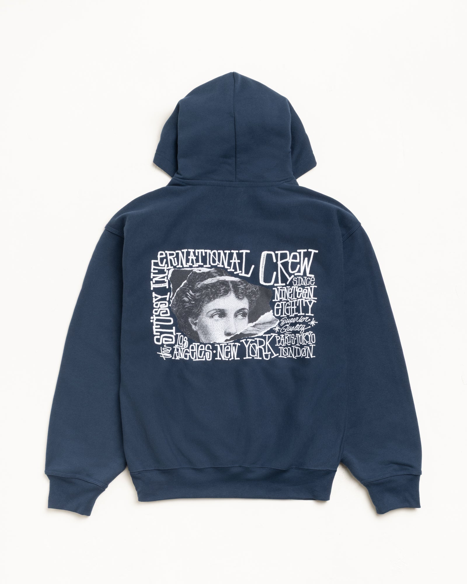 Victoria Hoodie – Navy | Sweats | Stüssy UK
