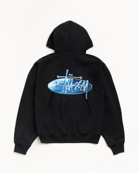 Wave Oval Hood Mens Long Sleeve In Black