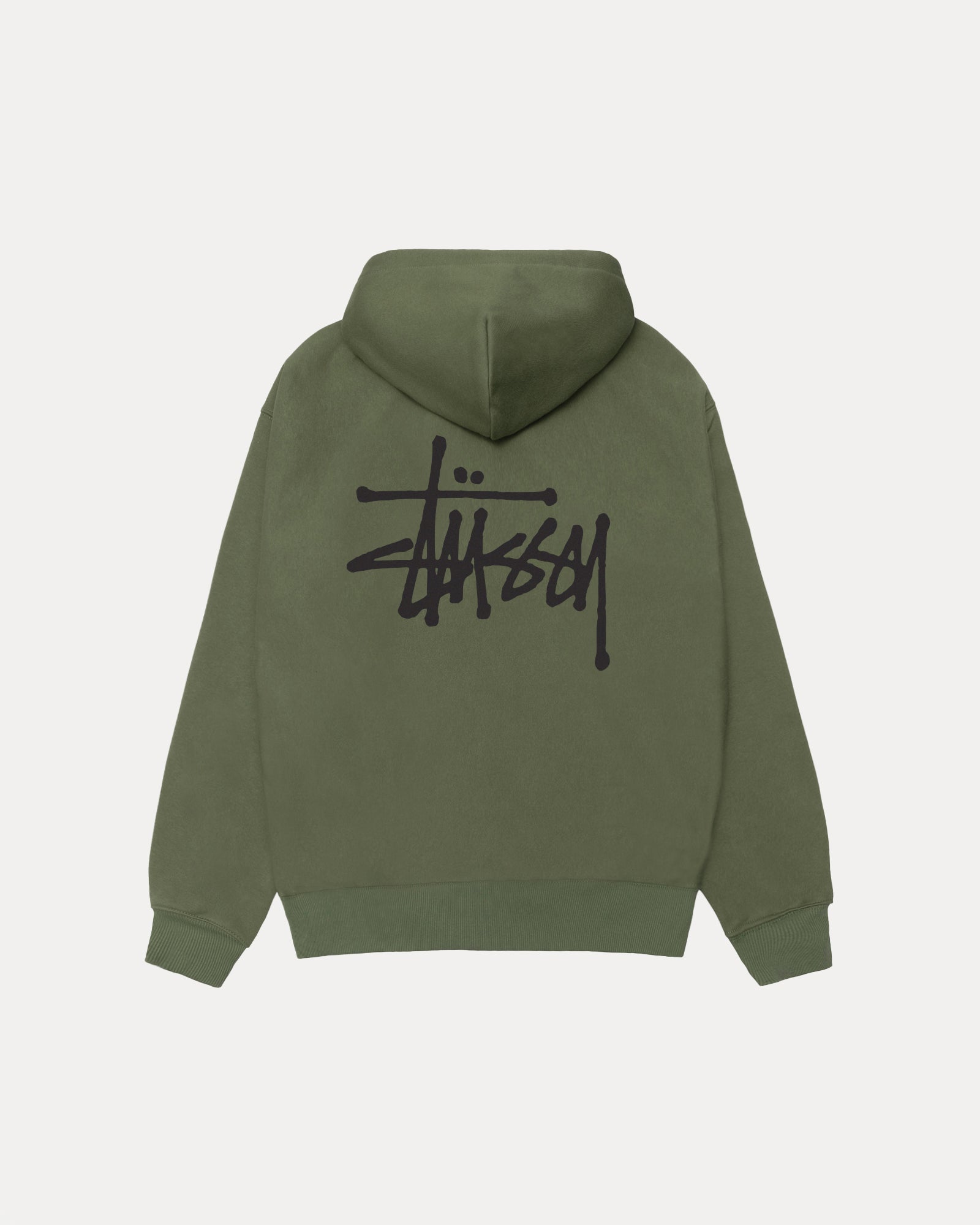 Stussy Zip Hoodie Green Stussy Jumper Vintage Stussy Stripe Hoodie