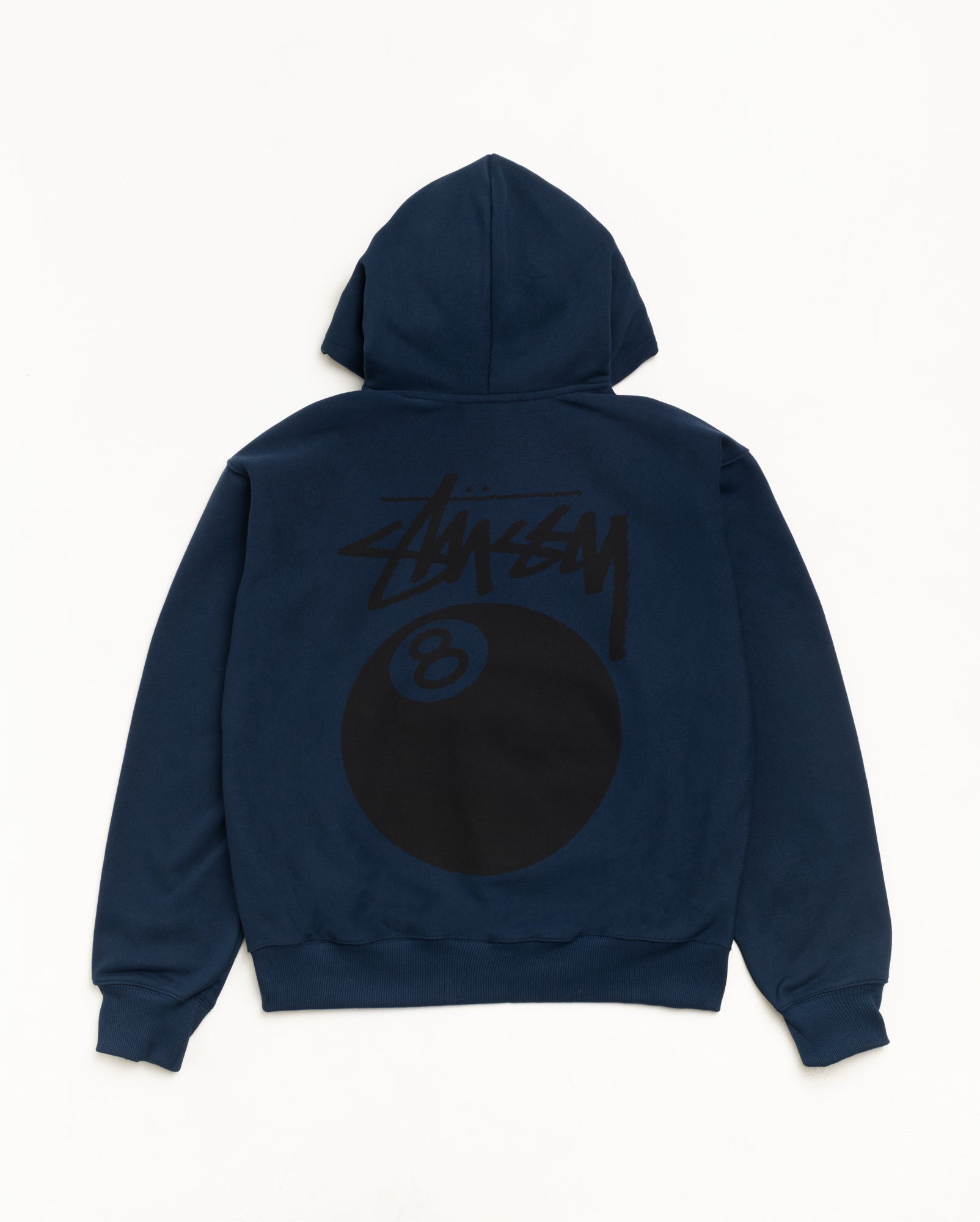 8 Ball Zip Hoodie - Navy | Hoodies & Sweatshirts | Stüssy UK