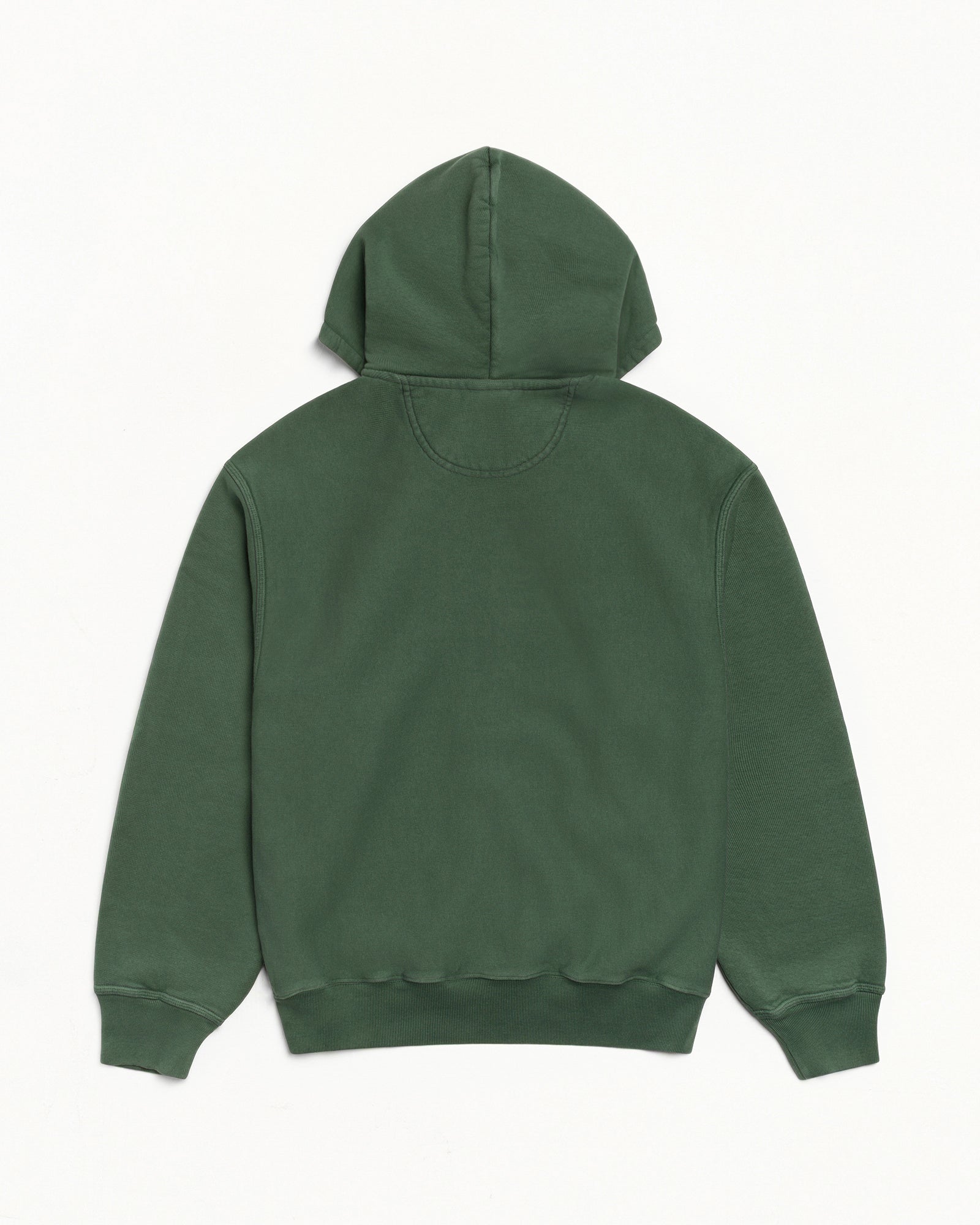 Stussy Wear Pig. Dyed Zip Hood Mens Long Sleeve In Pine
