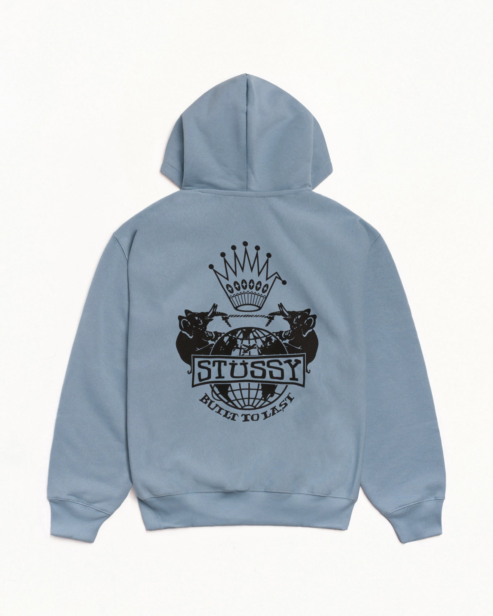 Built To Last Zip Hood Mens Long Sleeve In Slate