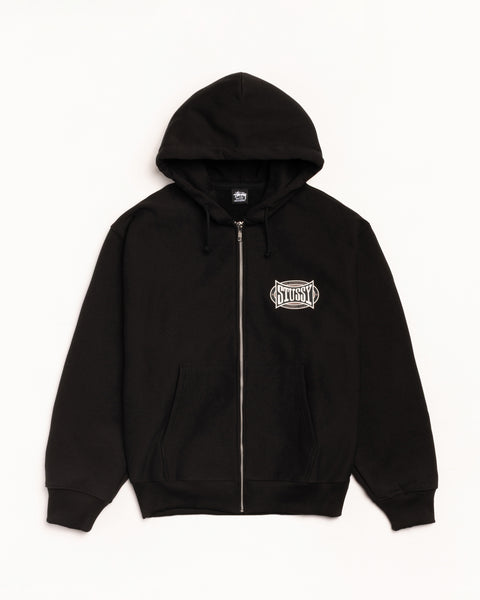 Champion Oval Zip Hood Mens Long Sleeve In Black