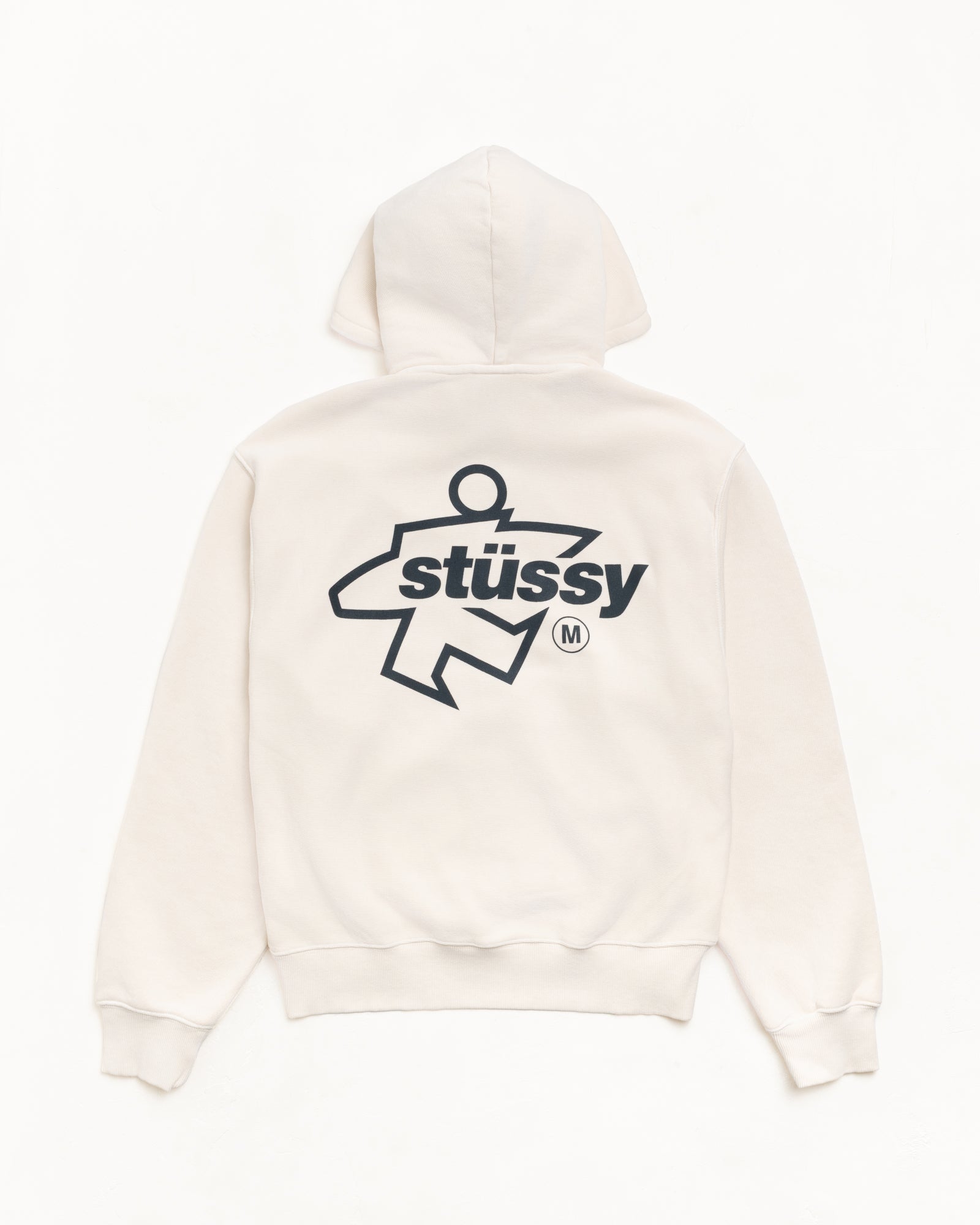 Surf Size Zip Hoodie – Bone | Sweats | Stüssy UK