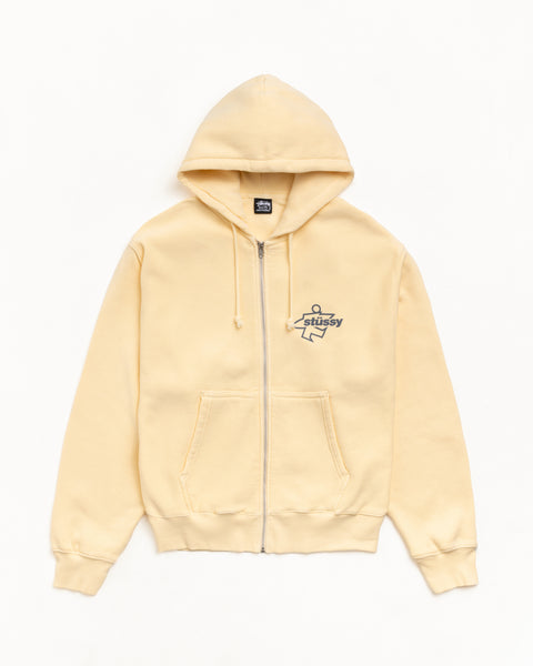 Surf Size Zip Hoodie – Gold | Sweats | Stüssy UK