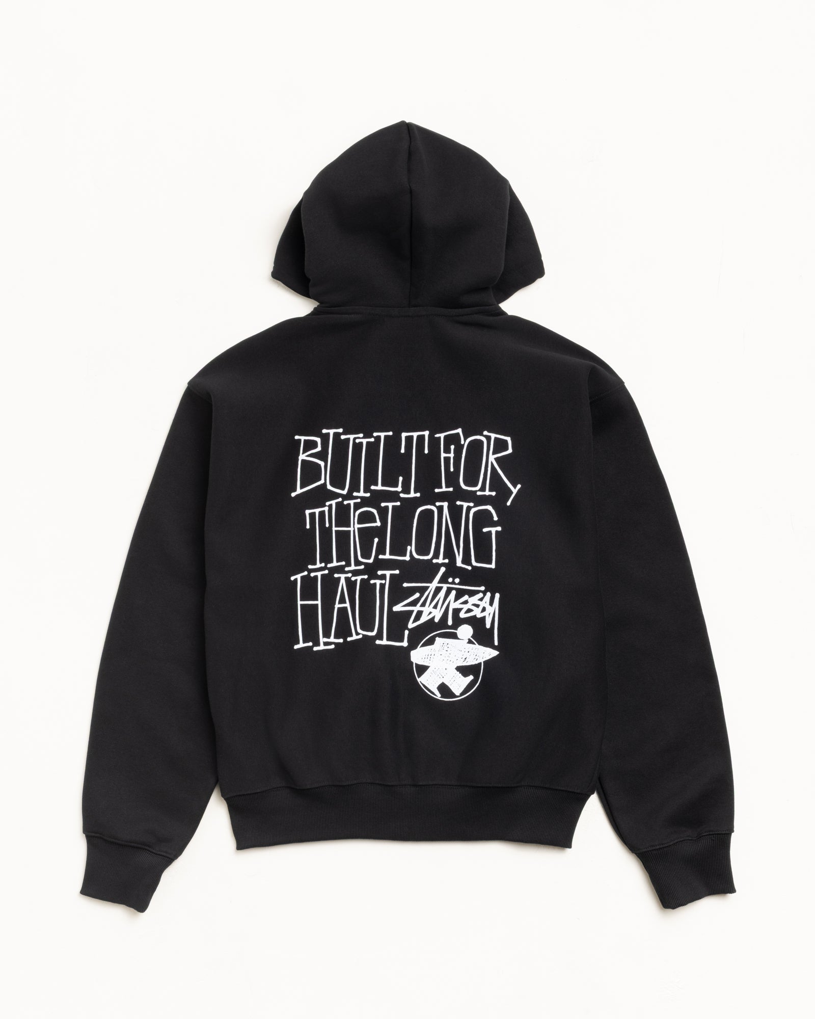 Long Haul Zip Hood Mens Long Sleeve In Black