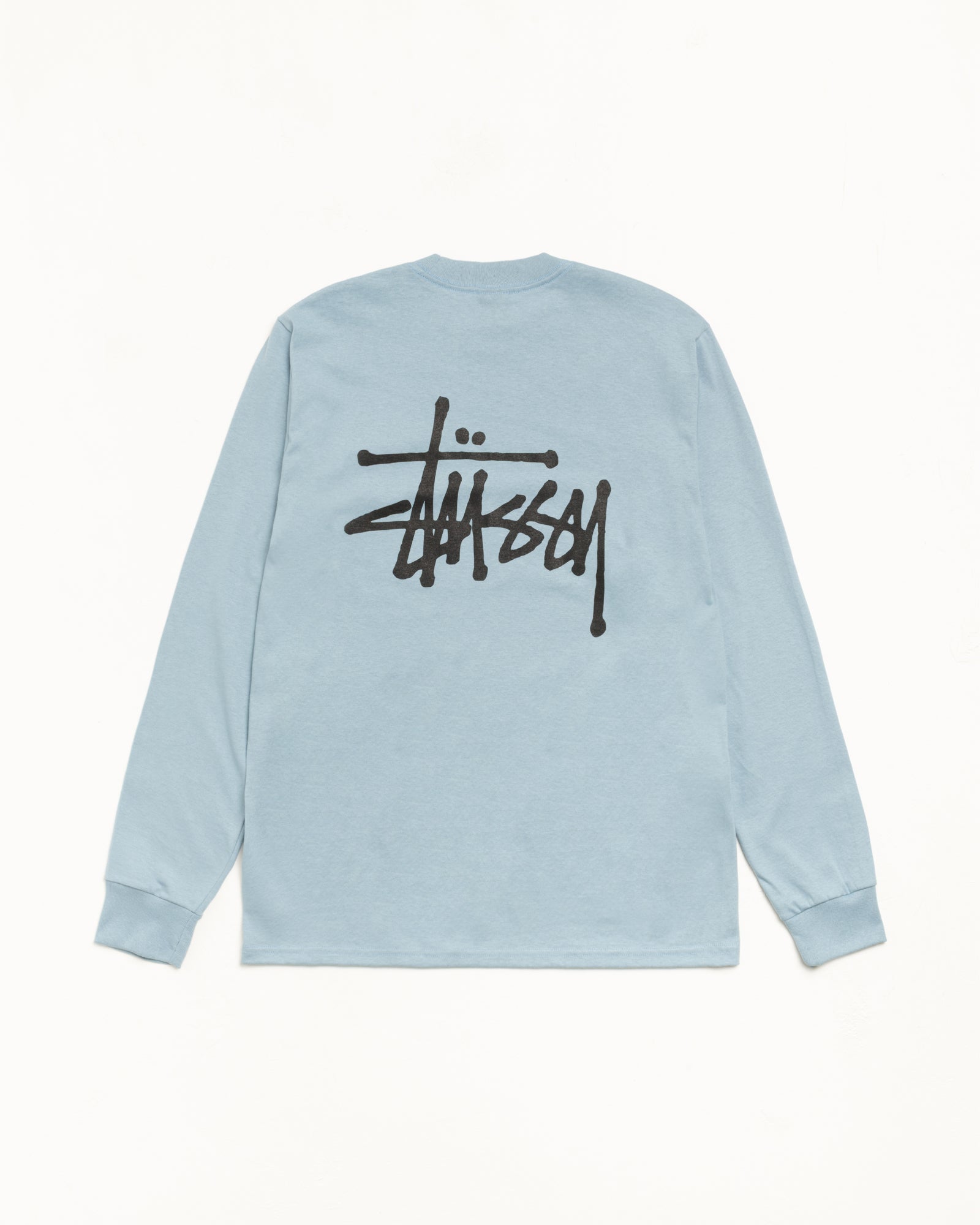 Basic Stussy Ls Tee Mens Long Sleeve In Slate