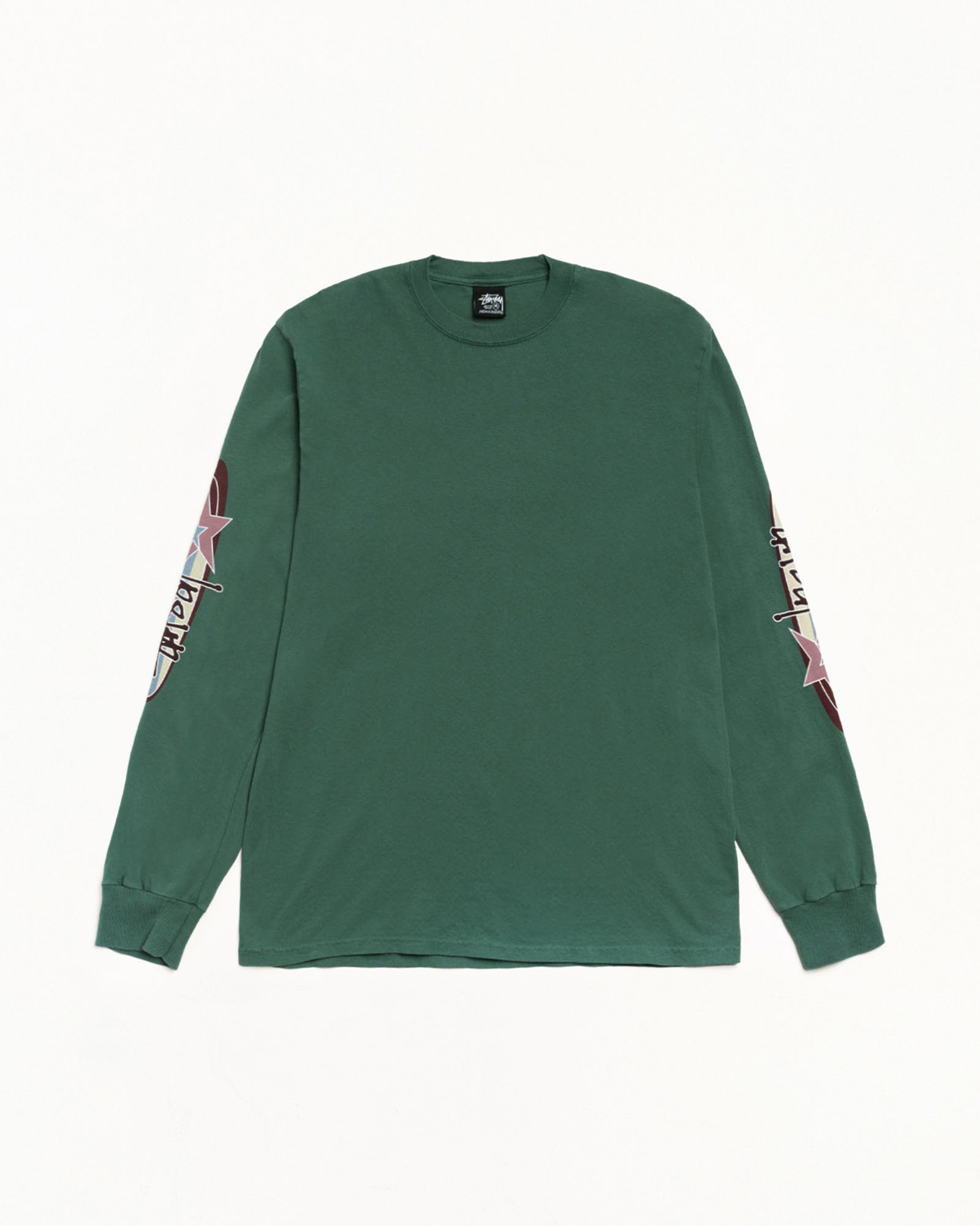 Two Star Pig. Dyed Ls Tee Mens Long Sleeve In Pine