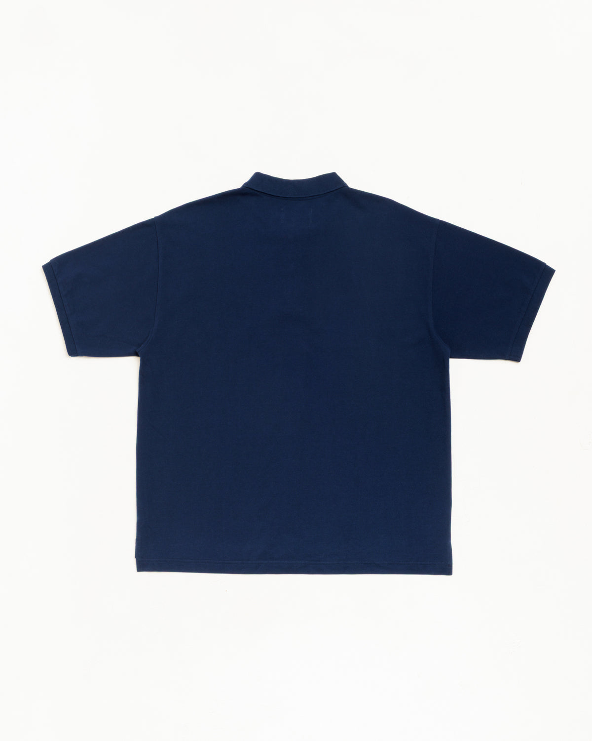 Stussy Tears Polo Unisex Short Sleeve In Navy