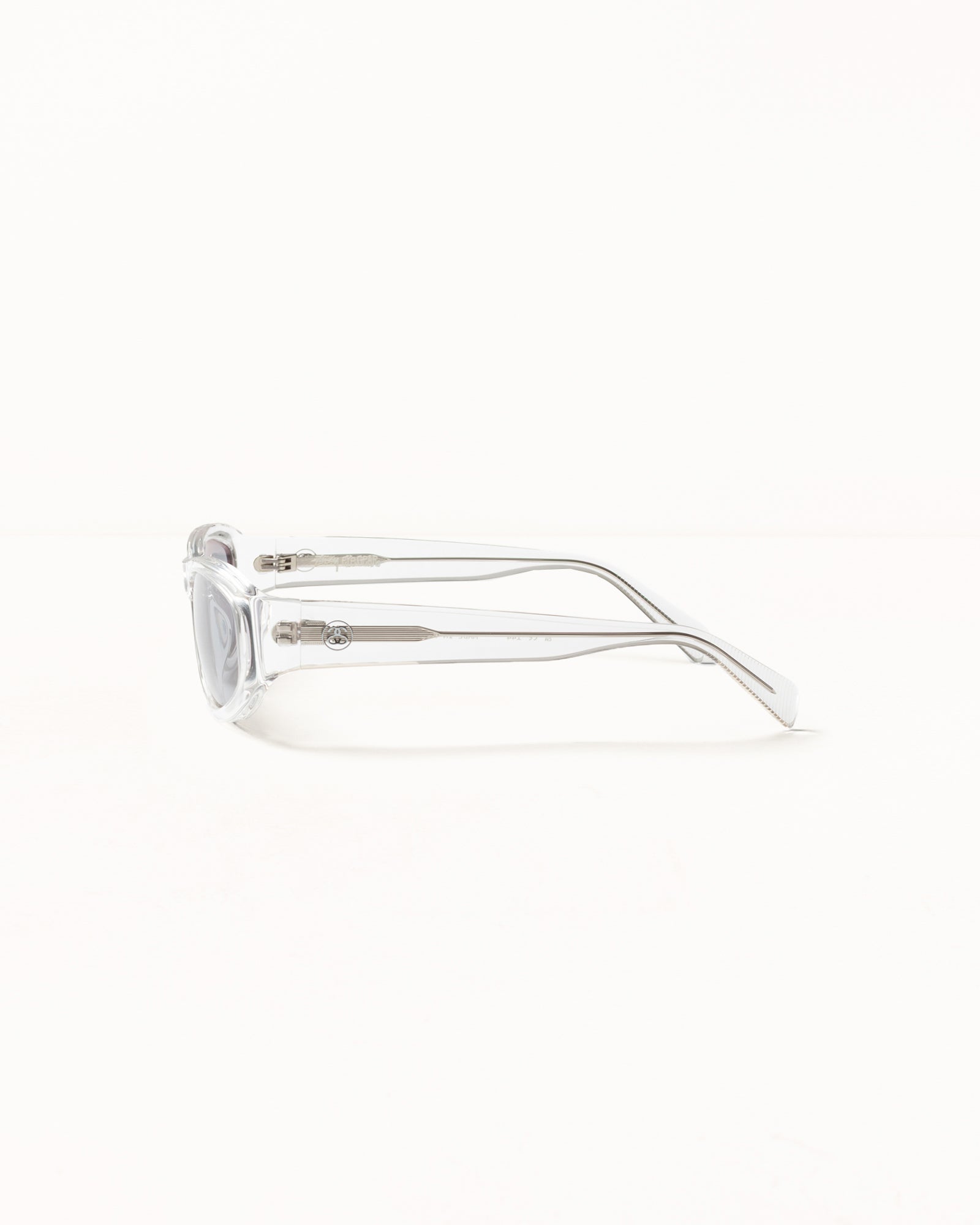 Landon Sunglasses – Crystal / Grey Lens | Accessories | Stüssy UK
