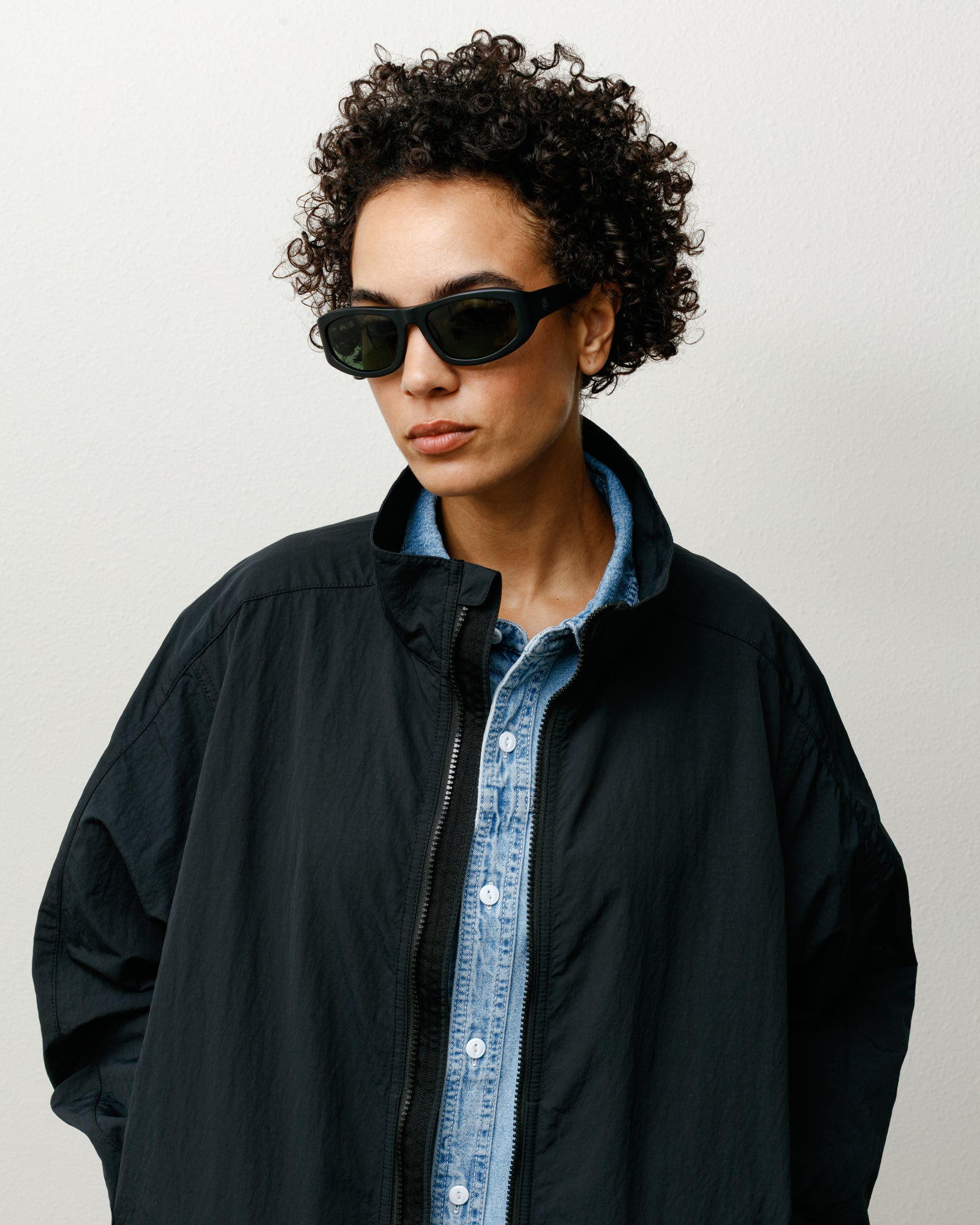 Landon Sunglasses – Matte Black/Green Lens | Eyegear | Stüssy UK