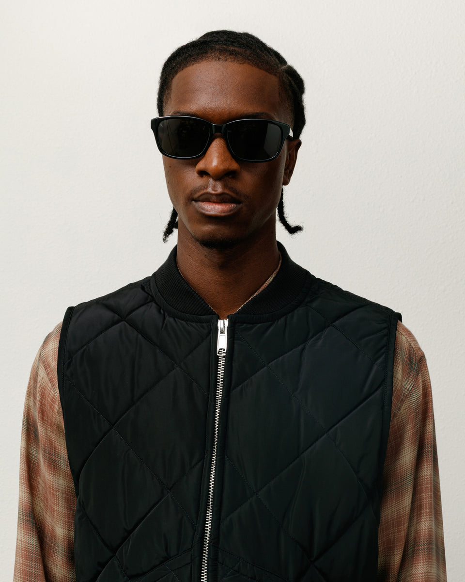 Alan Sunglasses Accessories In Black/black Lens