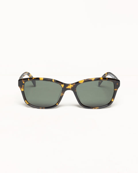 Alan Sunglasses – Olive Tortoise / Green Lens | Accessories