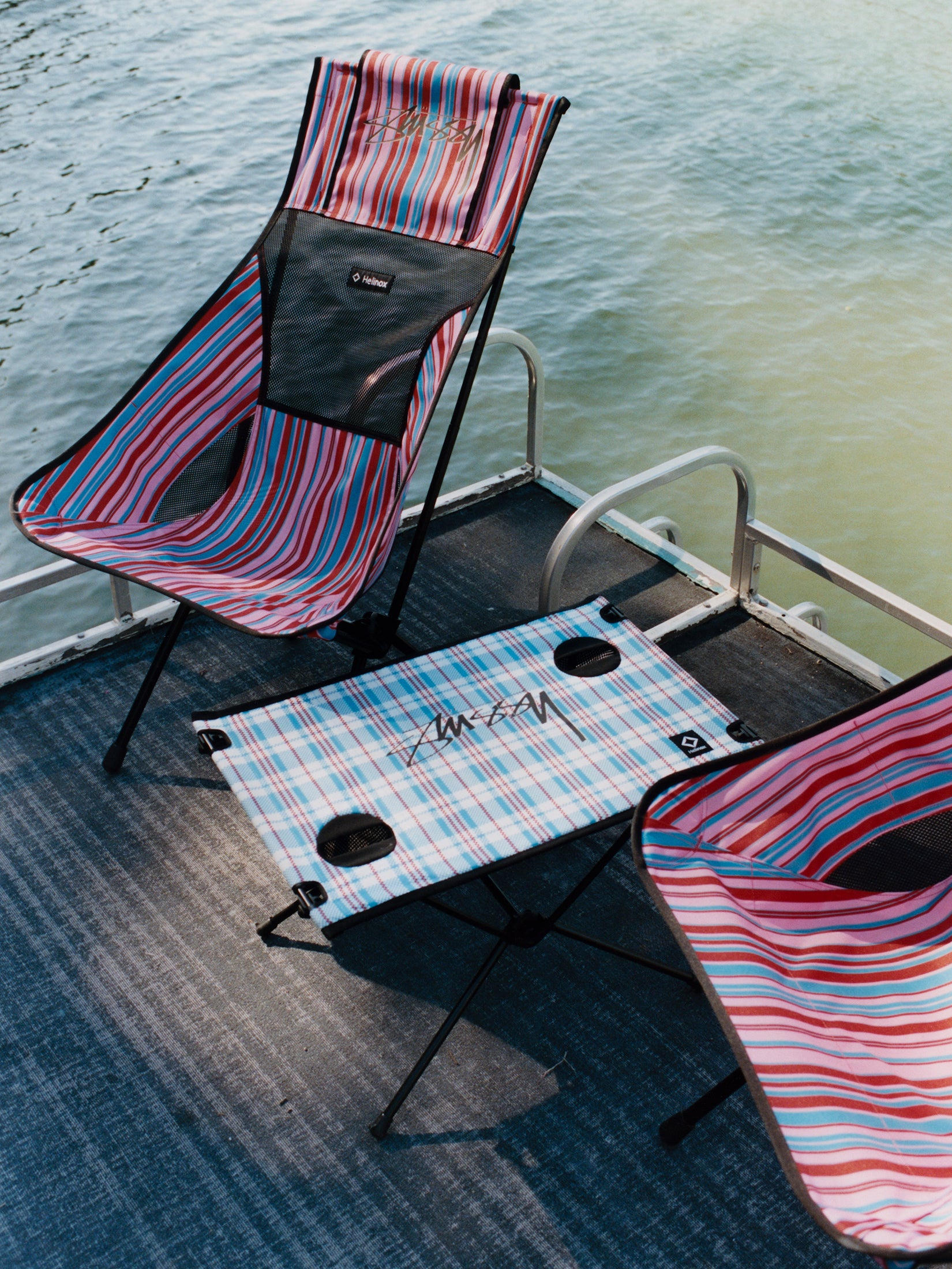 Helinox Sunset Chair - Multi Red | Accessories | Stüssy UK