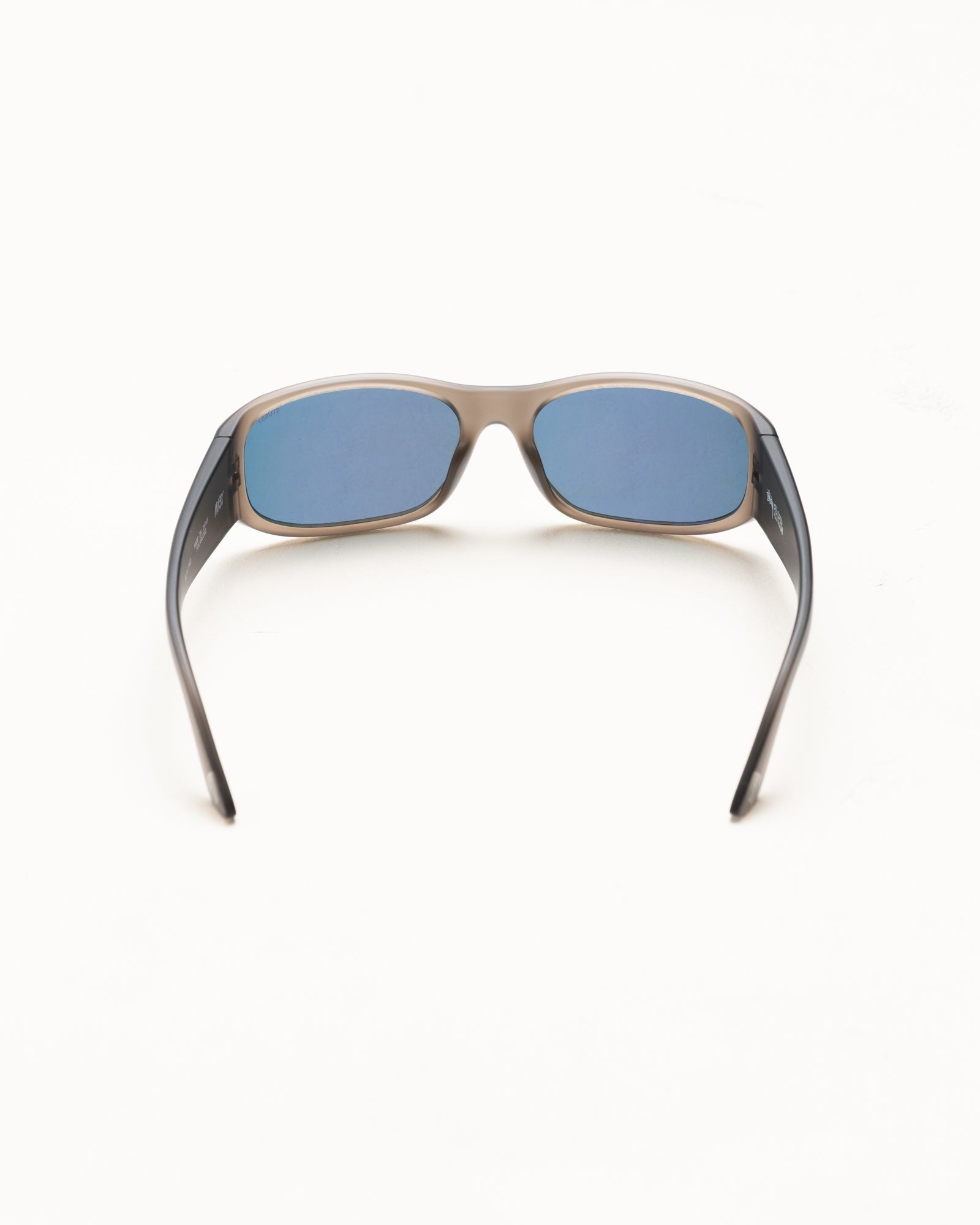 Mikey Sunglasses – Frost Smoke/Polarized Red Lens | Eyegear