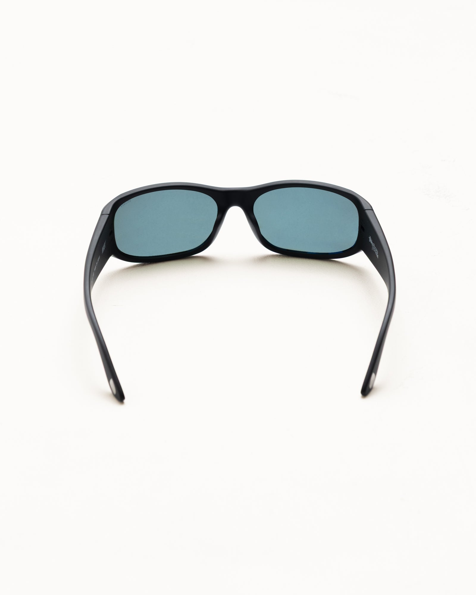 Mikey Sunglasses – Rubber Black/Dark Green Lens | Eyegear | Stüssy UK