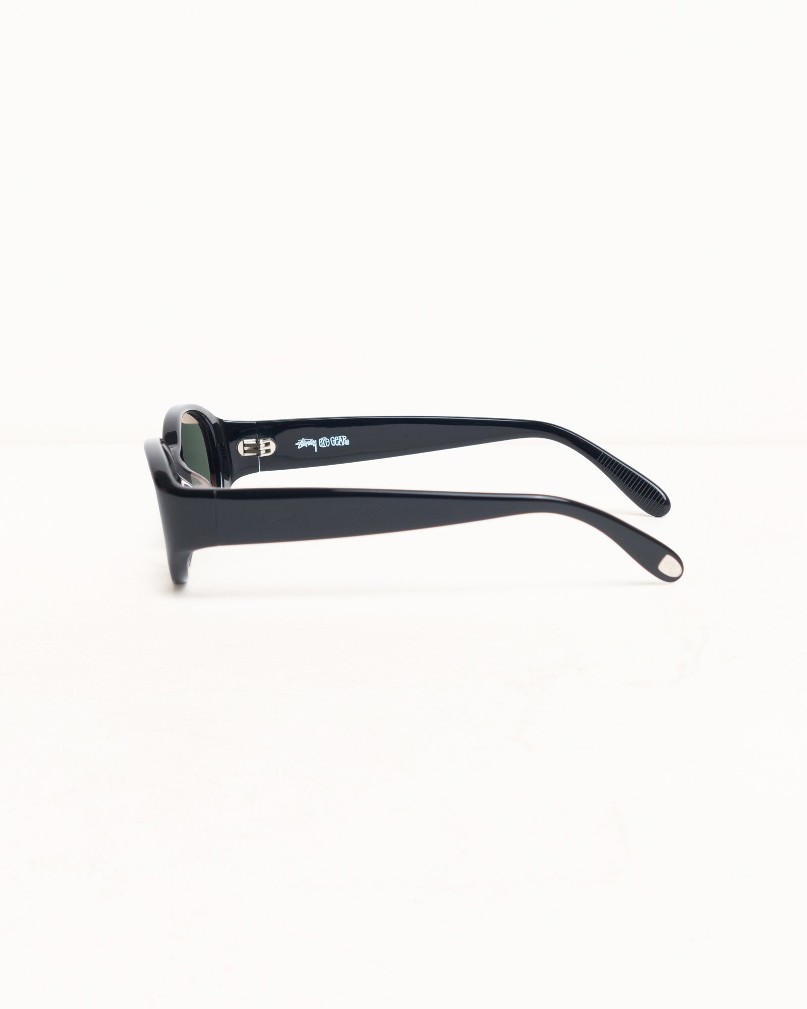 Roman Sunglasses Unisex In Black/dark Green Lens