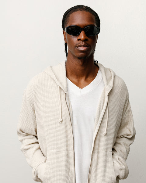 Roman Sunglasses Unisex In Black/dark Green Lens