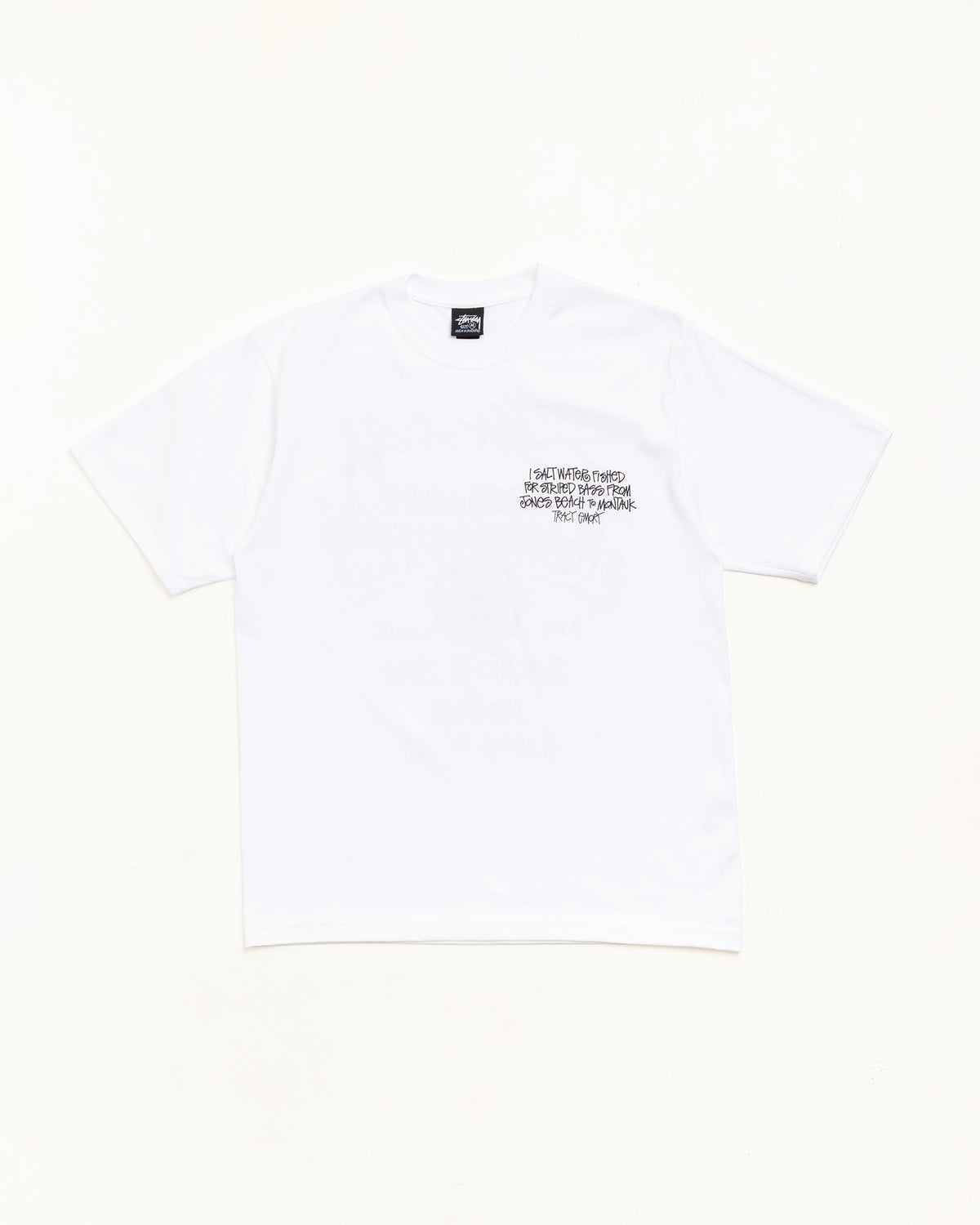 Dt Beach Tour Tee Unisex Short Sleeve In White