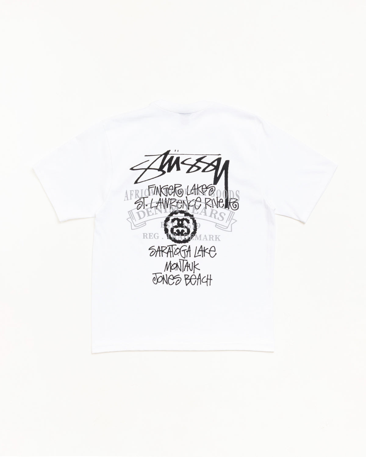 Dt Beach Tour Tee Unisex Short Sleeve In White