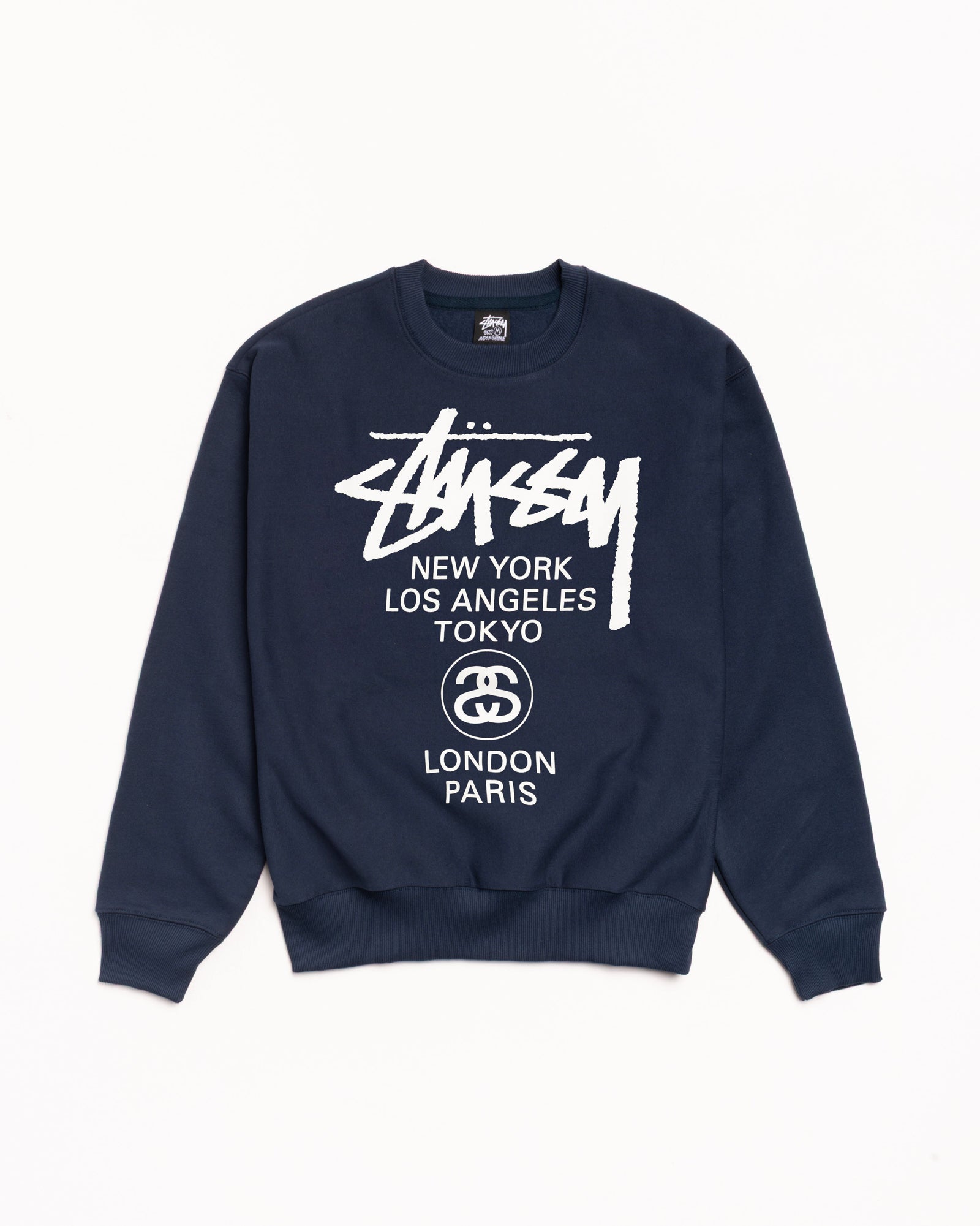 World Tour Crew Mens Long Sleeve In Navy