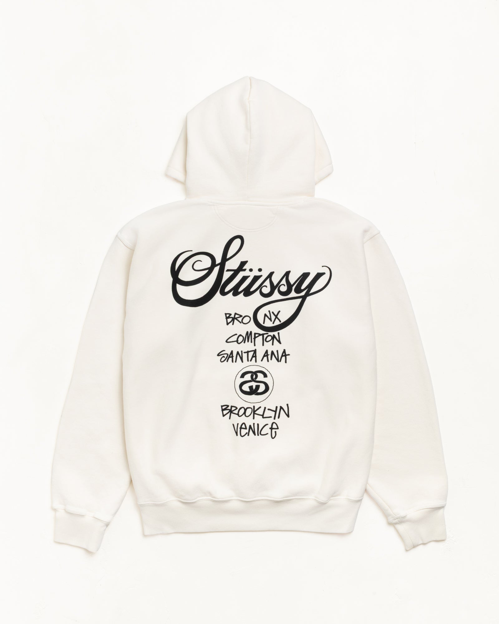 World Tour Hoodie Pigment Dyed – Natural | Sweats | Stüssy UK