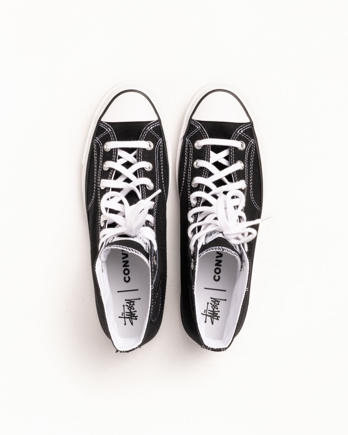 Stüssy & Converse Chuck 70 Hi – Black/White | Accessories | Stüssy UK