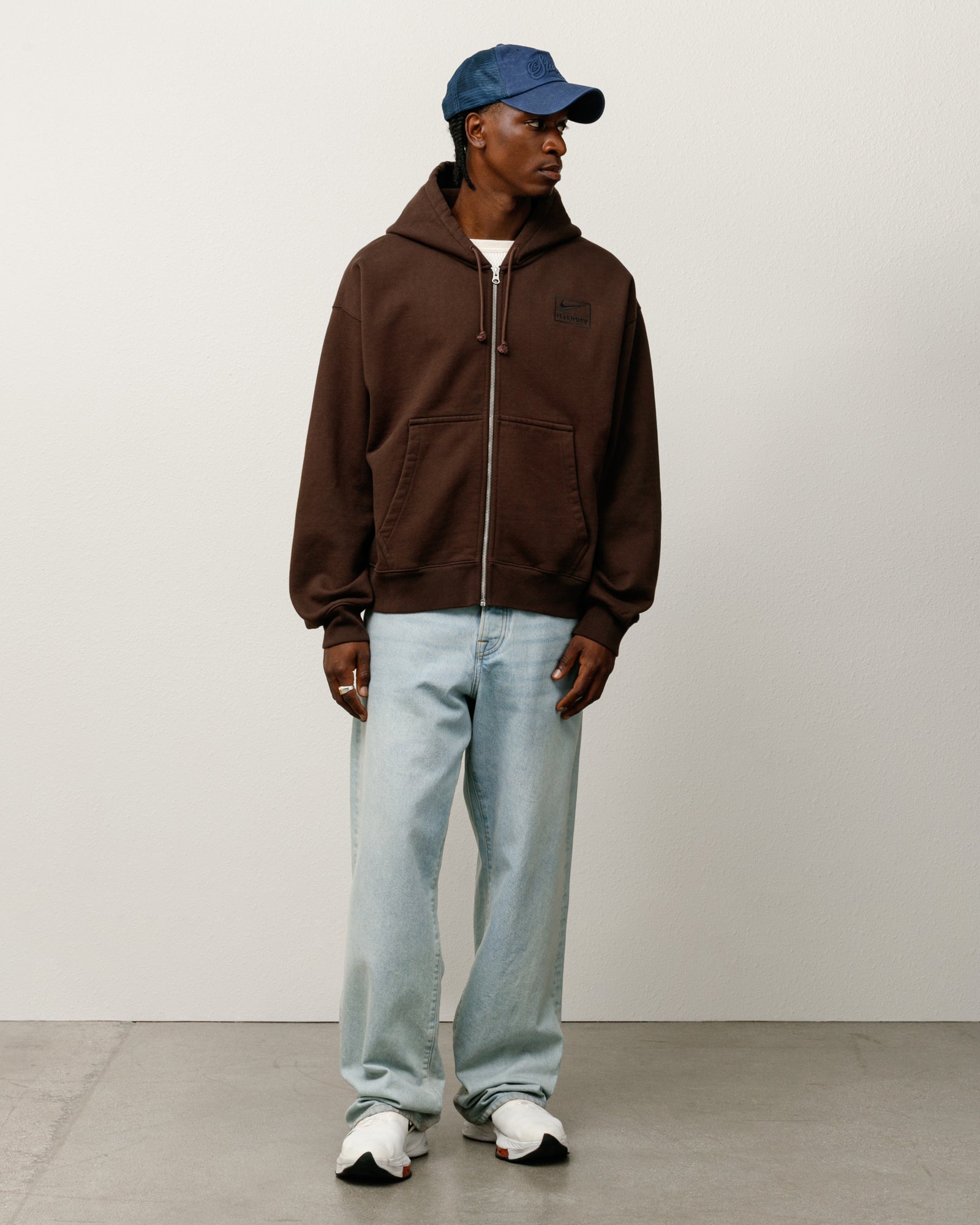 U Nrg F Fz Washed Flc Hdy Mens Long Sleeve In Dark Cinder