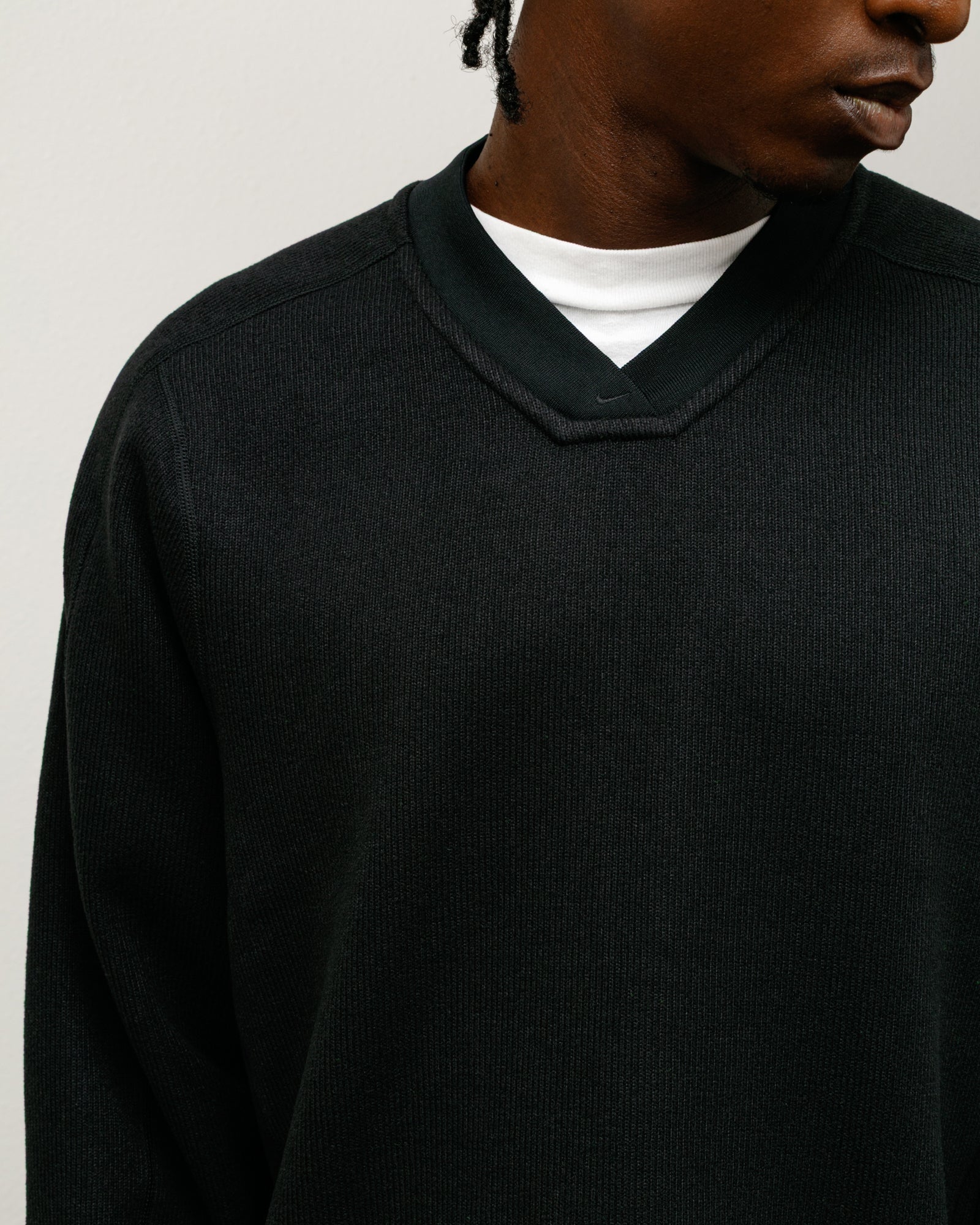 Stussy Nike Fleece Thermal Black Sサイズ Nike x Stussy Wash Crew Fleece Black Men's - US