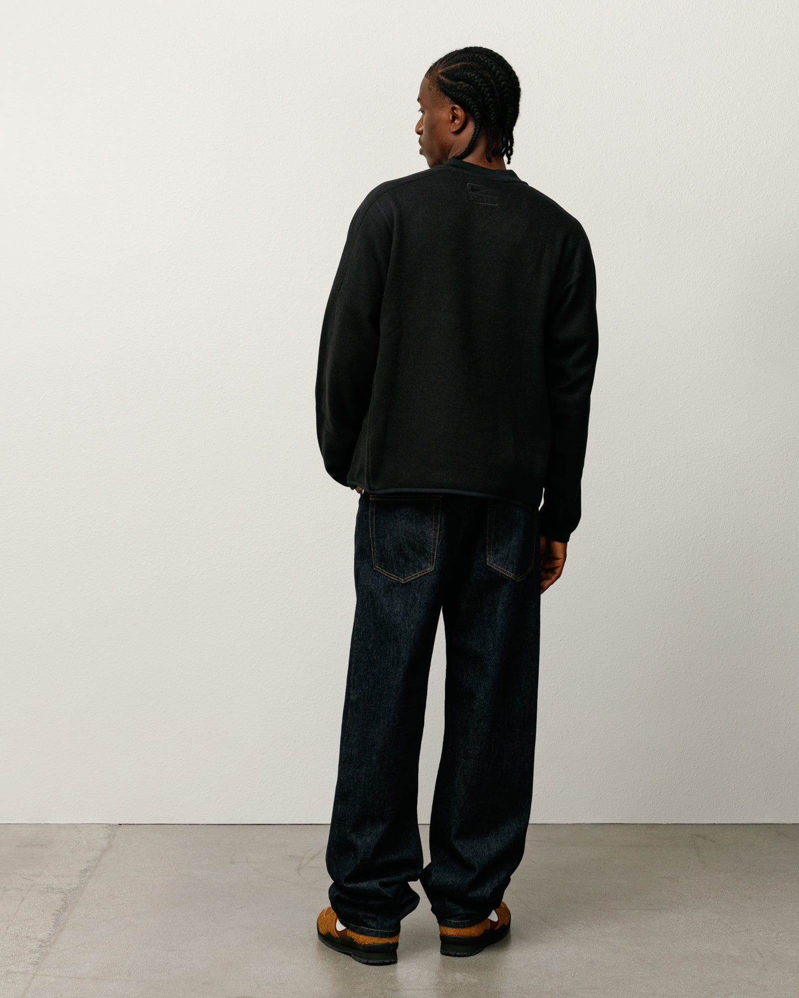 Stüssy & Nike Fleece Thermal – Black | Tops & Shirts | Stüssy UK