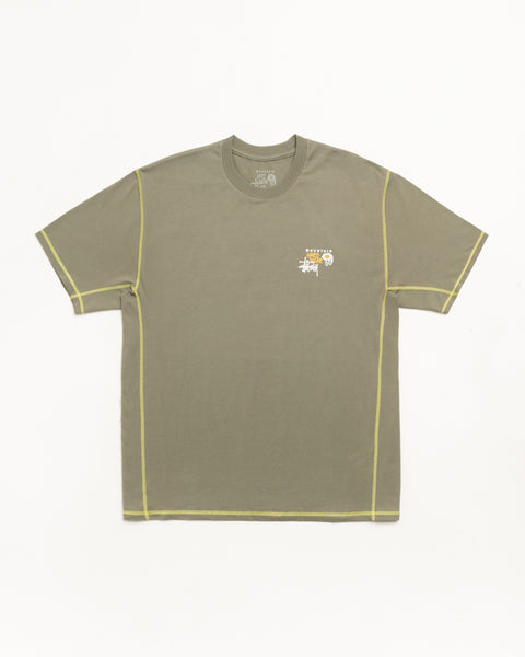 Mhw Stussy Tee Unisex Short Sleeve In Mission Olive