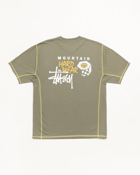 Mhw Stussy Tee Unisex Short Sleeve In Mission Olive
