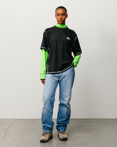 Mhw Stussy Tee Unisex Short Sleeve In Stealth Grey