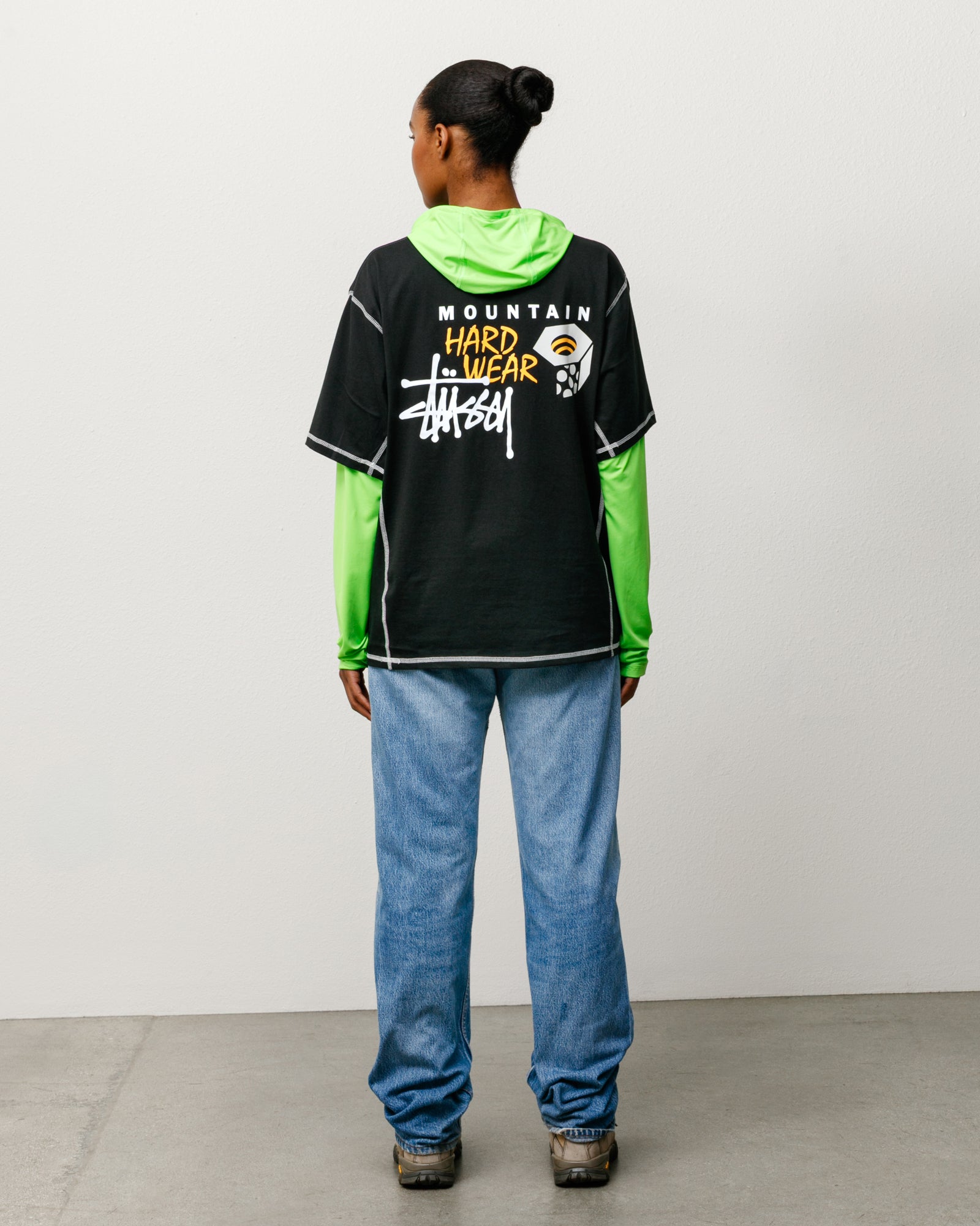 Mhw Stussy Tee Unisex Short Sleeve In Stealth Grey