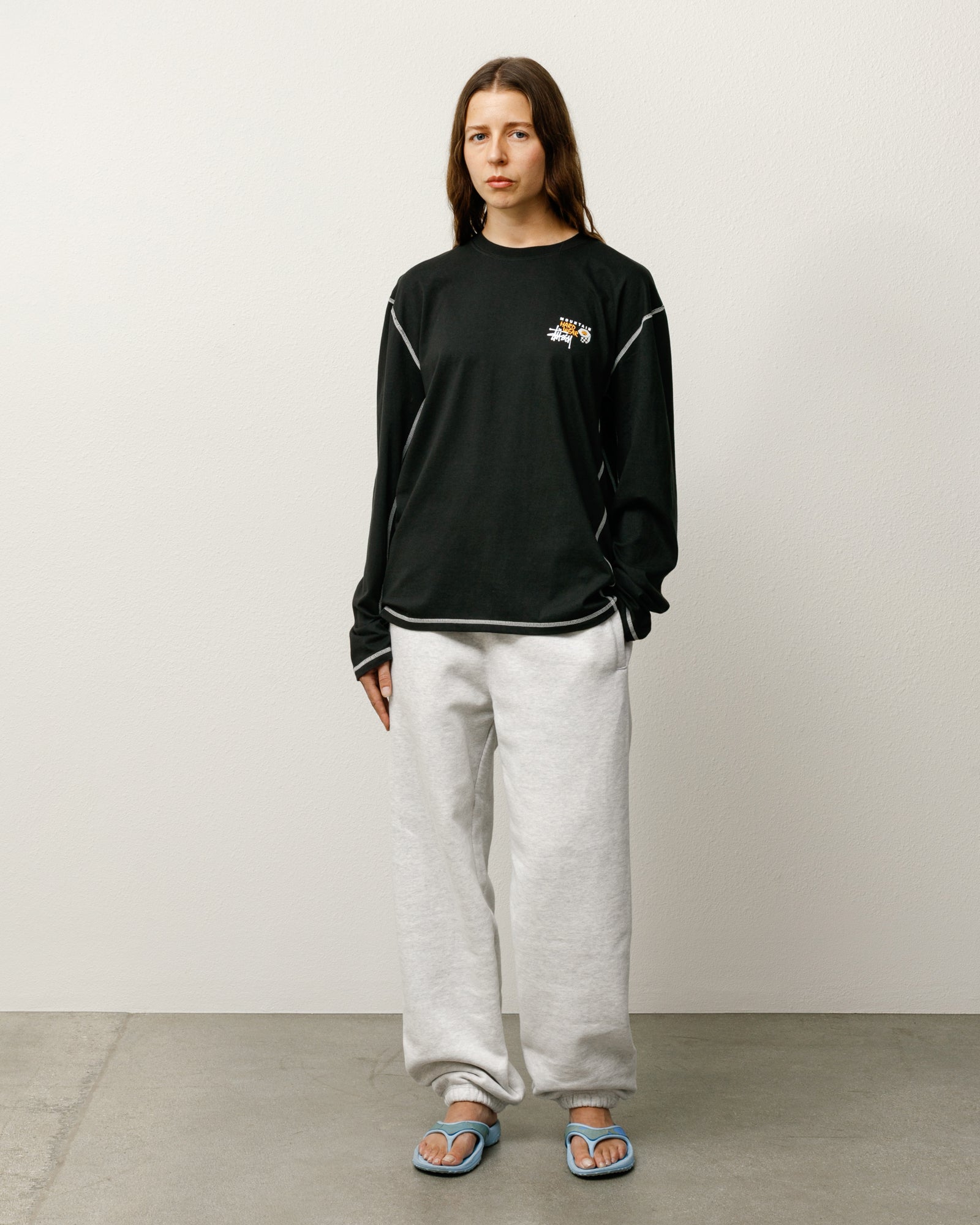 Stüssy & Mountain Hardwear Ls Tee – Stealth Grey | Tees | Stüssy UK