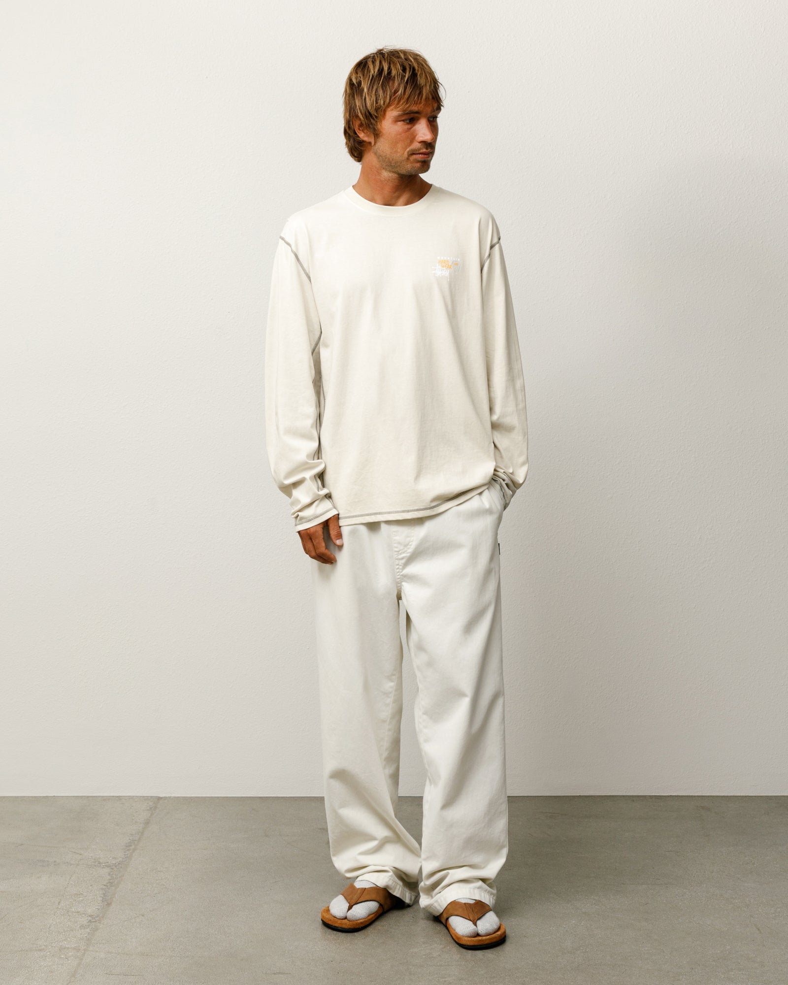 Stüssy & Mountain Hardwear Ls Tee – Stone | Tees | Stüssy UK