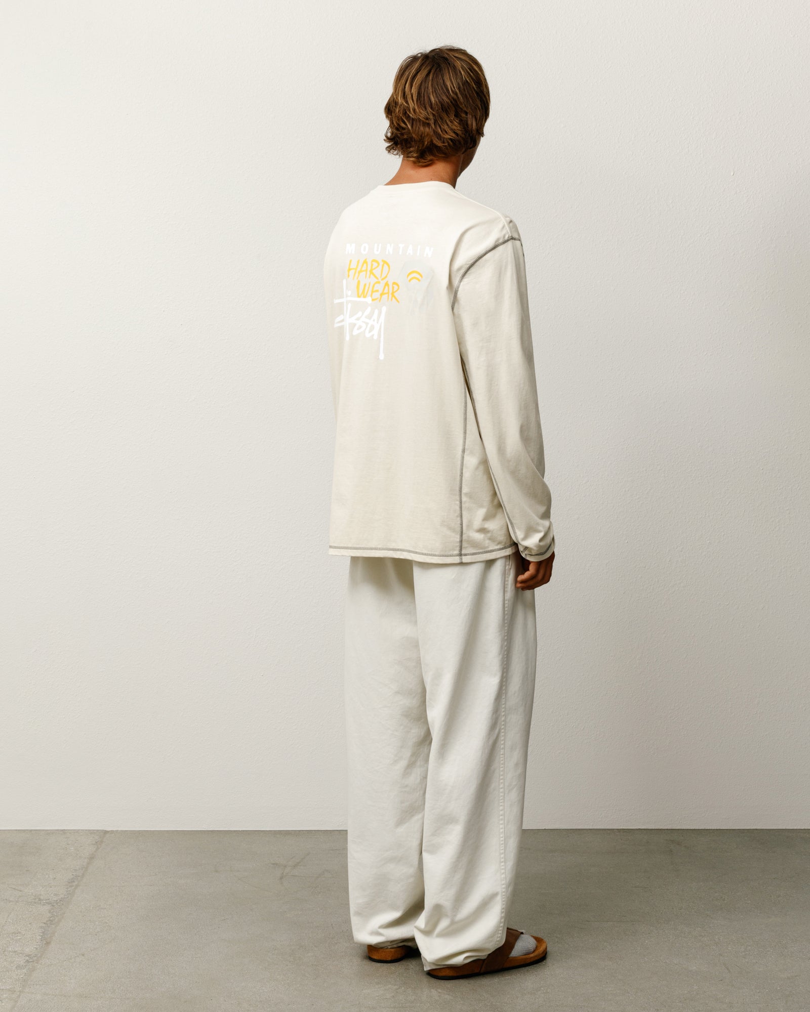 Stüssy & Mountain Hardwear Ls Tee – Stone | Tees | Stüssy UK