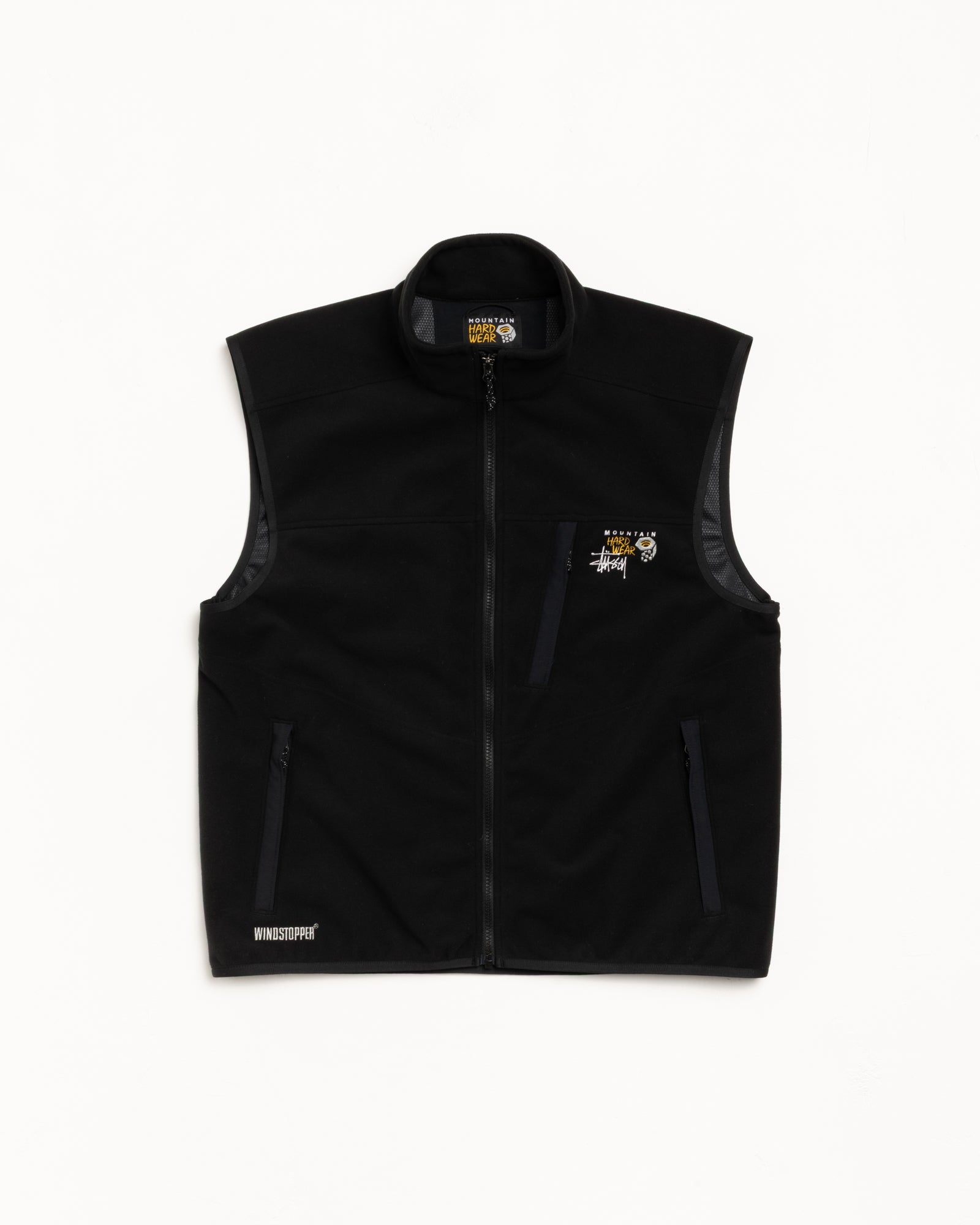 トップス WOLFMAN b.r.s. Black Vest x T Shirt Set Stüssy & Mountain Hardwear Windstopper® Vest – Black | Outerwear