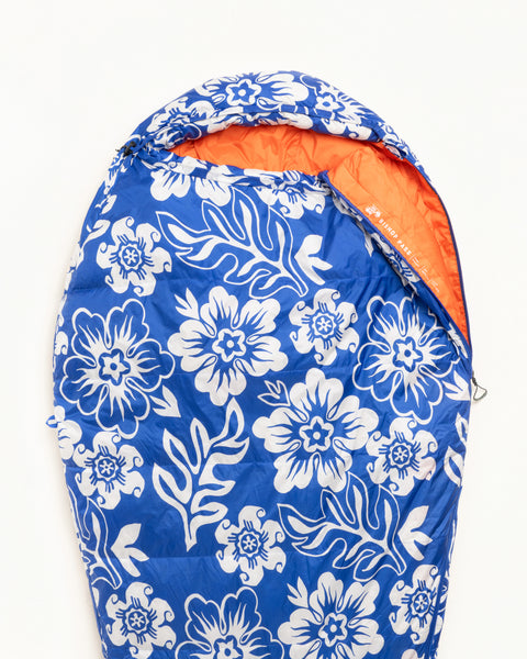 Bishop Pass 30f Sleeping Bag Unisex Regular In Wild Water Floral