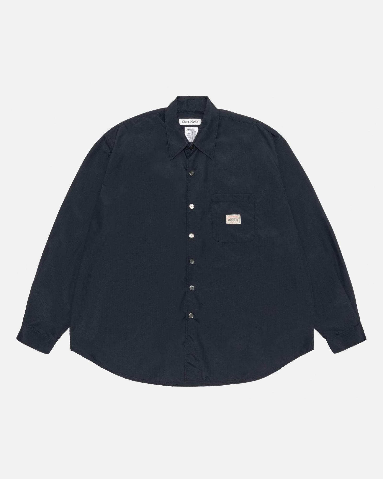 Black Nylon Ripstop | hero:main:collection:new-arrivals,shirts,all